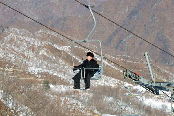 افتتاح پیست اسکی تازه در کره شمالی!